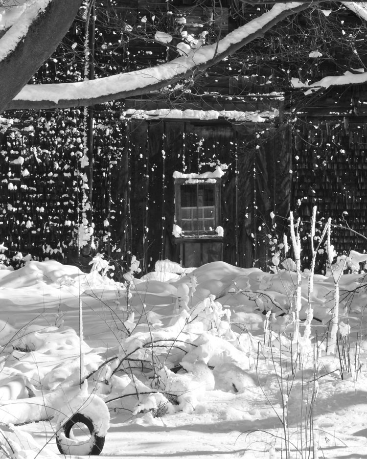 Winter Barn in Melrose MA